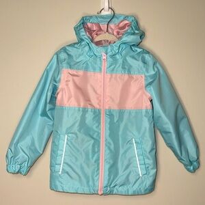 Girls XS Hooded Raincoat/Windbreaker
